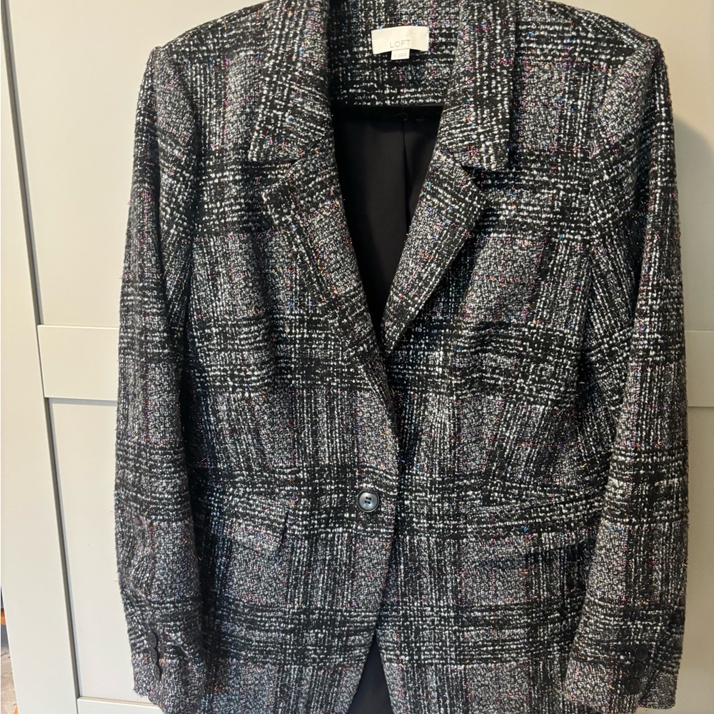 EUC Loft Blazer Jacket- size 8